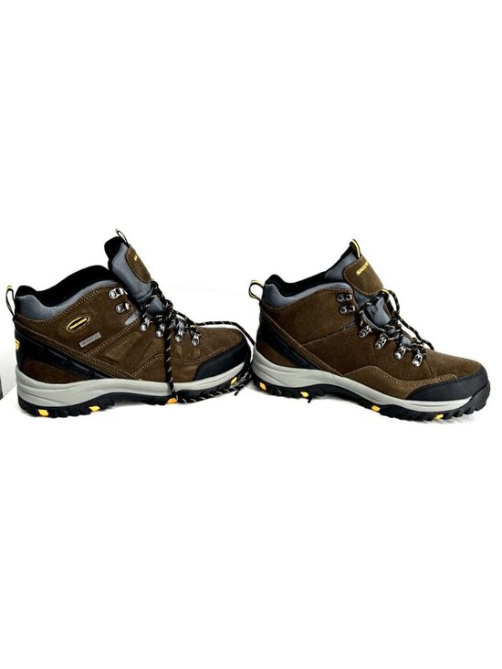 Skechers Mens Boots Relment Pelmo 64869 KHK Waterproof Hiking Sz 9.5 NWOB main image 5